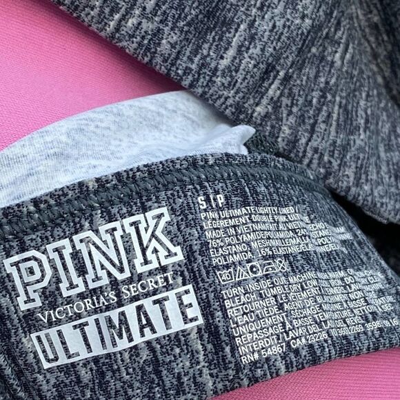 PINK grey sports bra - Picture 6 of 9